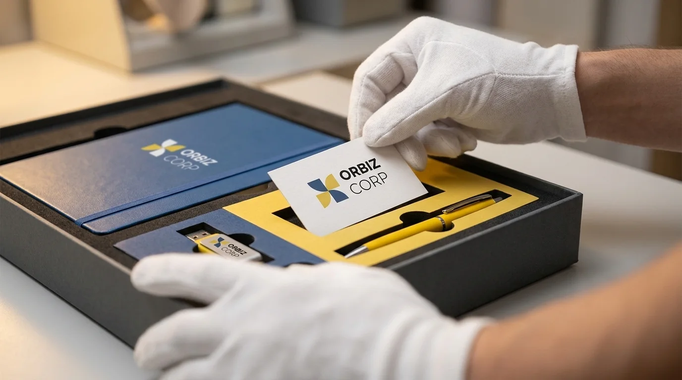 Branded direct-to-recipient kit undergoing final quality checking